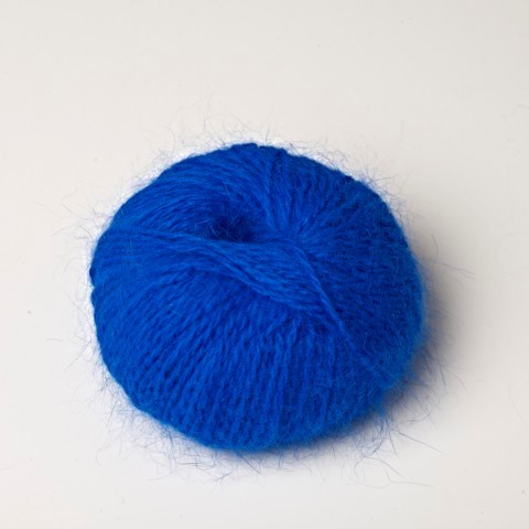 Pelote laine angora bleu roy - Bel Angora - Vente de laine Angora